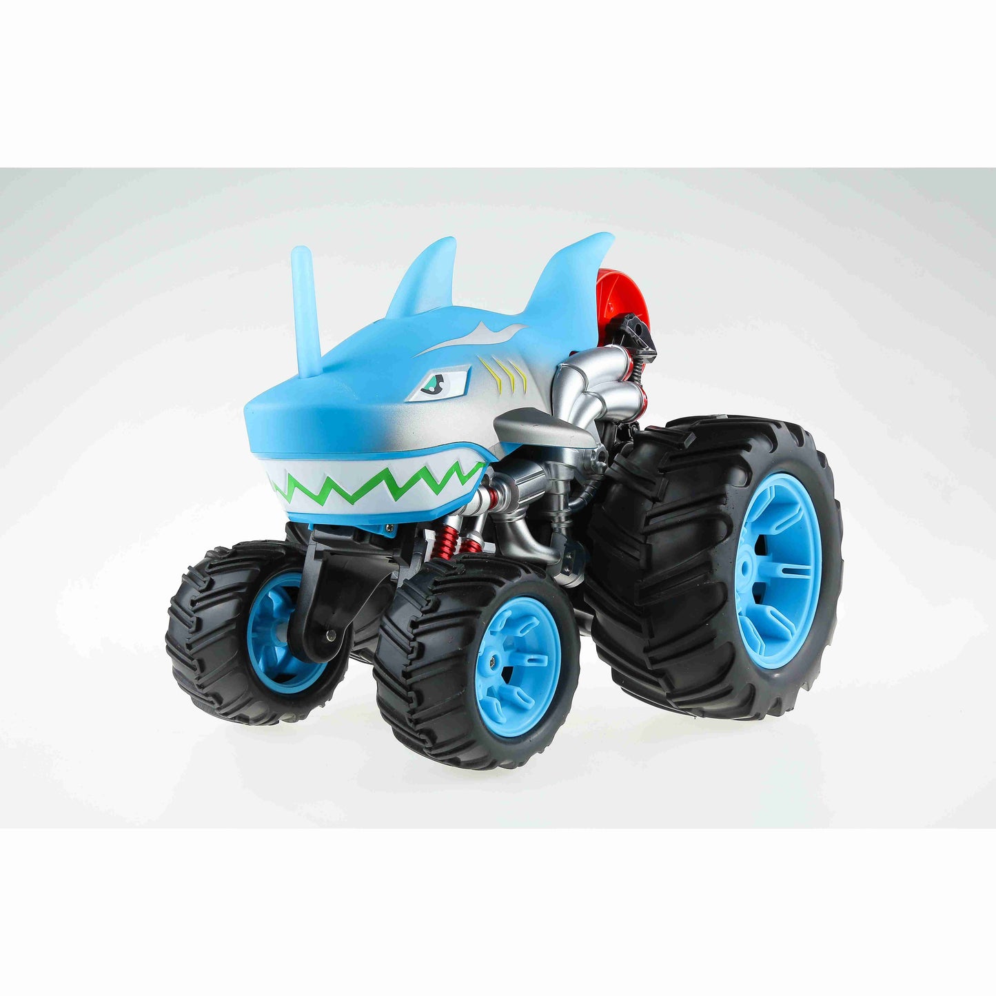מכונית על שלט פעלולים 1:16 כריש כחול