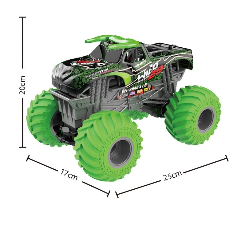 רכב שטח על שלט גלגלים גדולים 1:18 ירוק