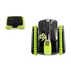 Green remote-controlled amphibious vehicle