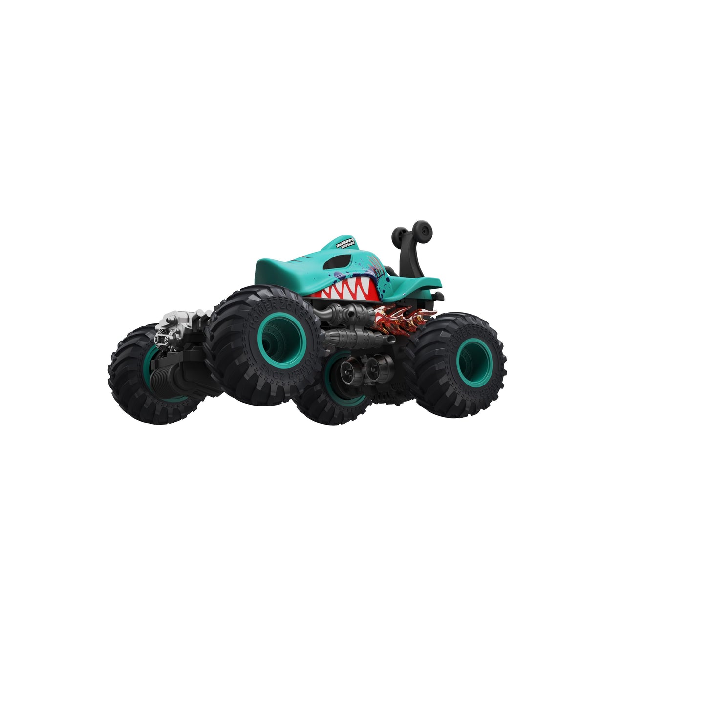 מכונית על שלט פעלולים כריש 1:16 כחול