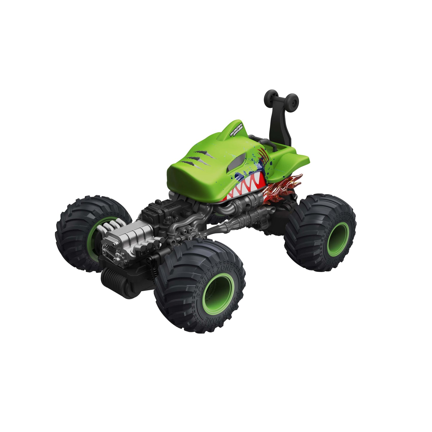 מכונית על שלט פעלולים כריש 1:16 ירוק