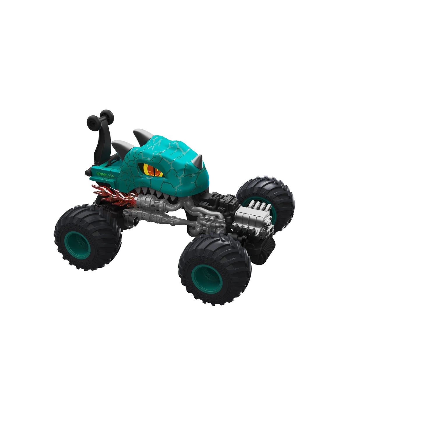 מכונית על שלט פעלולים דינוזאור 1:16 כחול