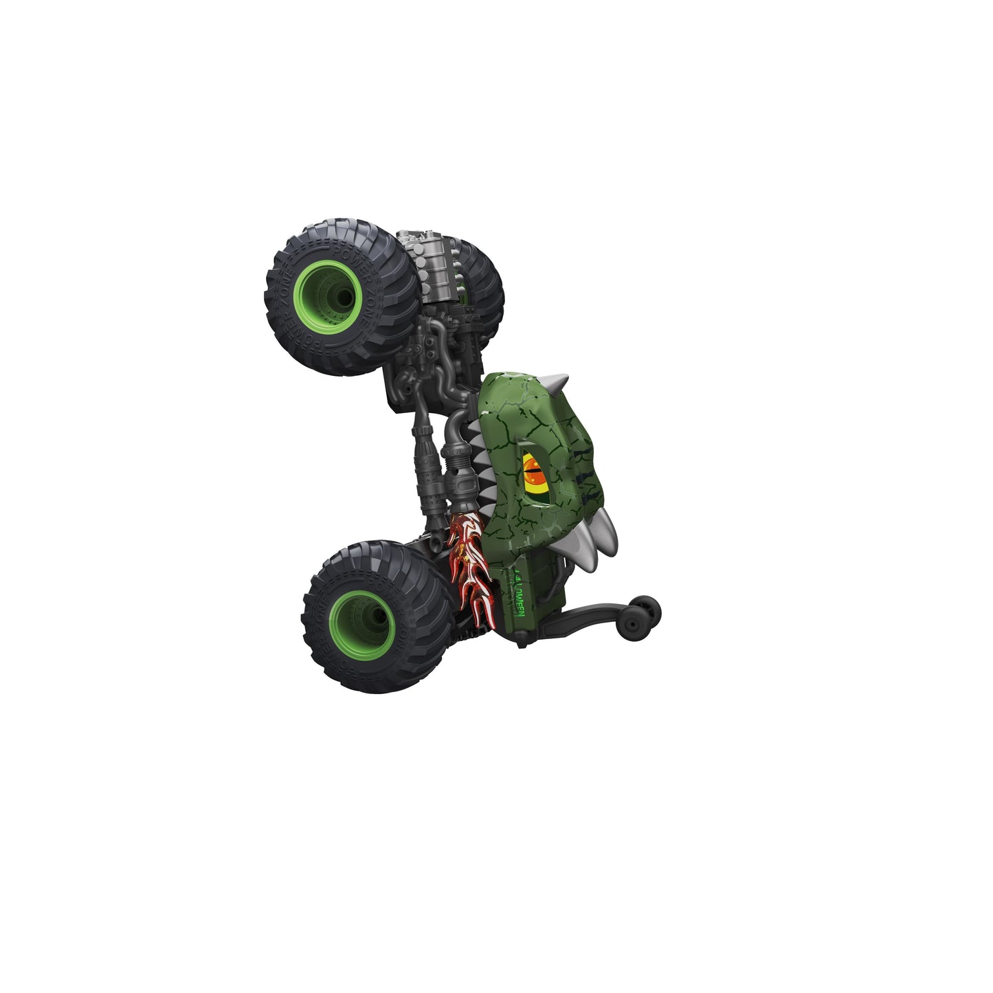 מכונית על שלט פעלולים דינוזאור 1:16 ירוק