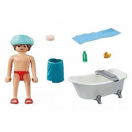 פליימוביל דמות באמבטיה עם אביזרים 71167