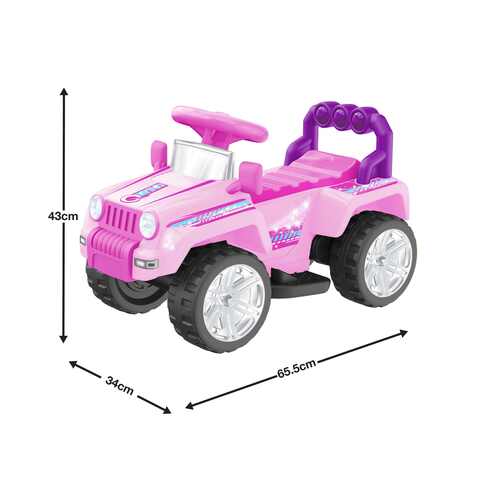 רכב גיפ ורוד ממונע 6 וולט