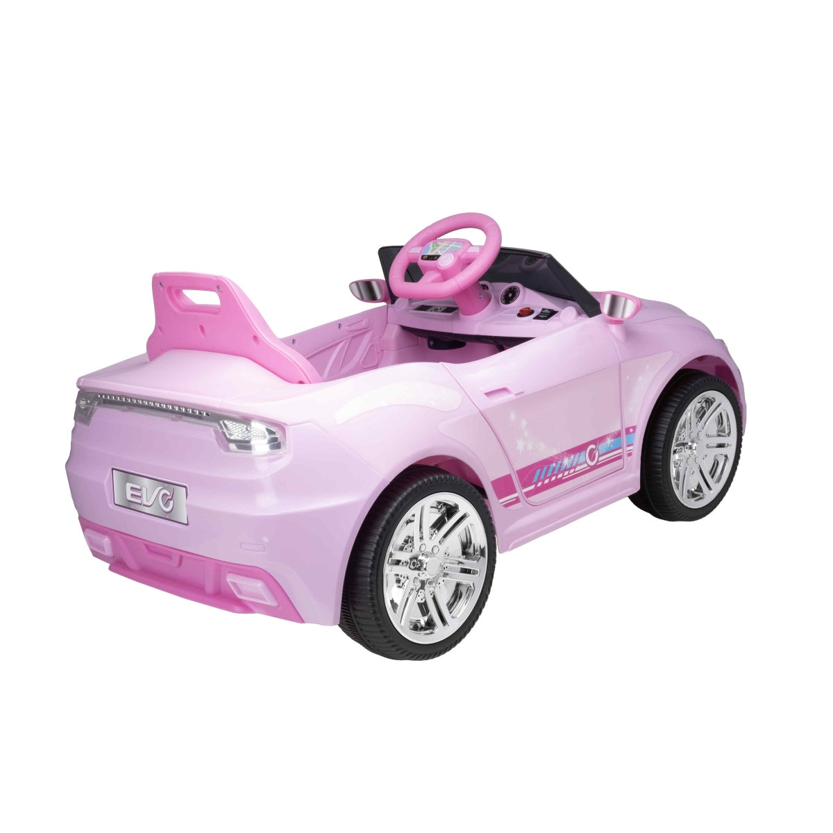 מכונית קבריולט ורודה ממונע 6 וולט