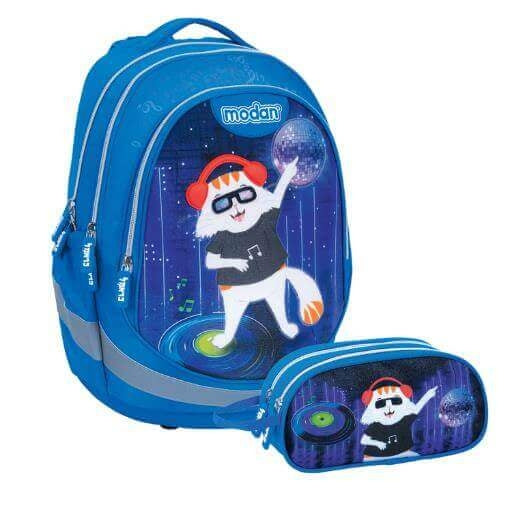 כראמל בנים די ג'יי כחול Air Flex Bag+קלמר