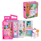 Barbie Foldable Dollhouse with 4 Play Areas