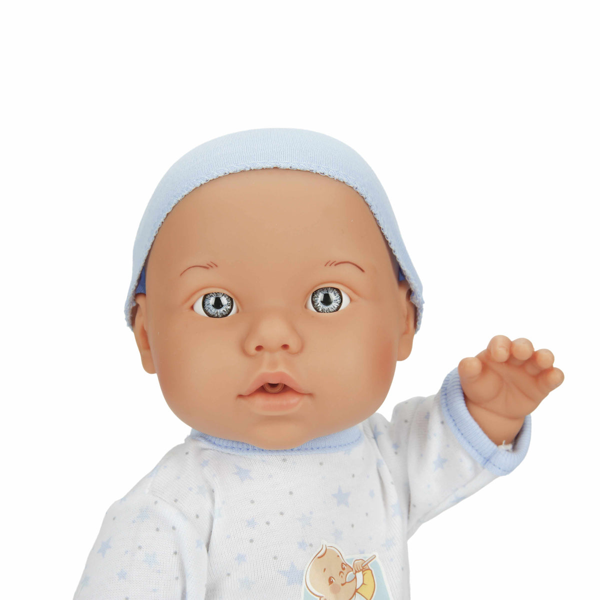 בובת תינוק 35 סמ טיפול והאכלה כחול