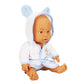 בובת תינוק 35 סמ זמן אמבטיה כחול