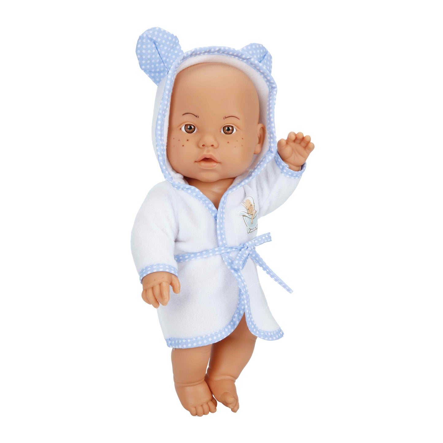 בובת תינוק 35 סמ זמן אמבטיה כחול