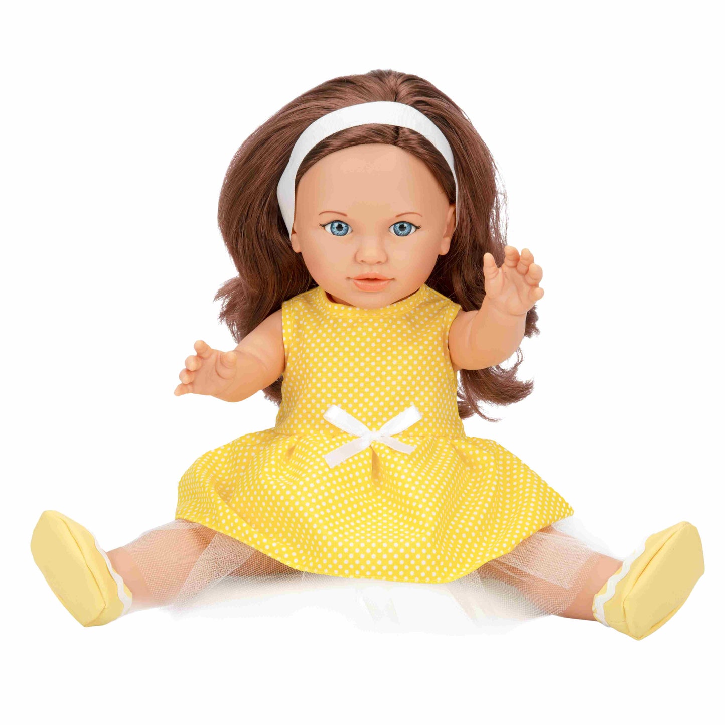 בובה טינה 45 סמ צהוב