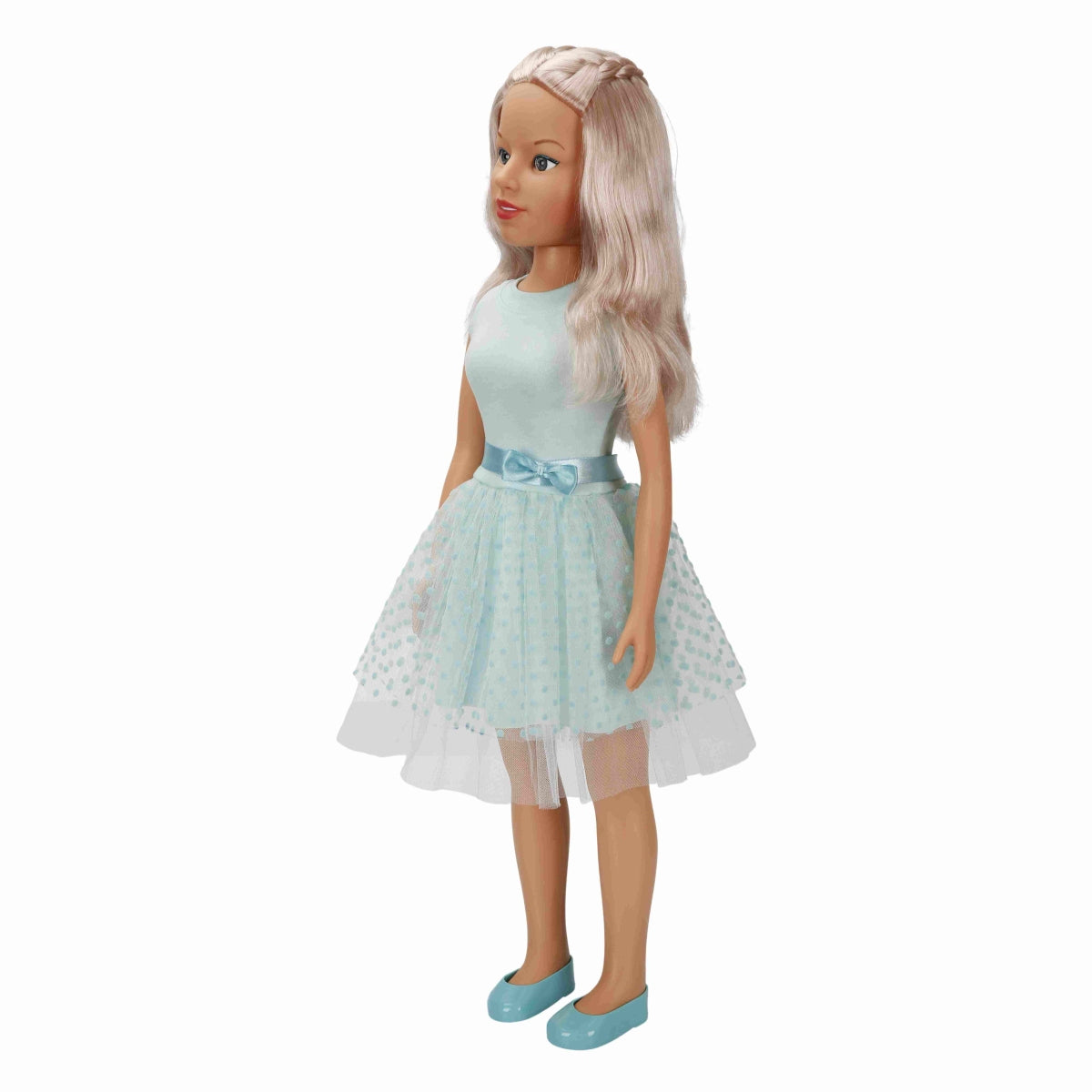 בובה קלרה מסיבות 80 סמ כחול