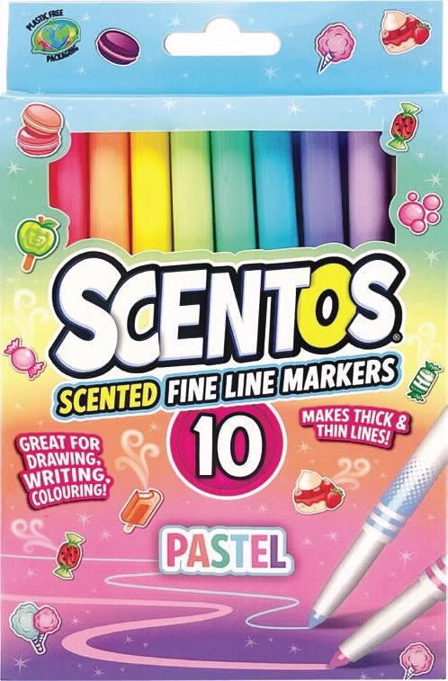 סנטוס טושים אמריקאים -10 טושים פסטל ריחניים