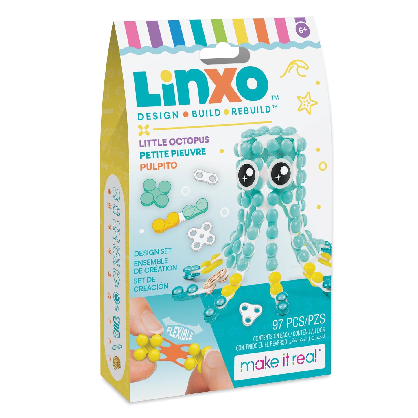 מארז הכנת דמויות וצמידים תלת מימד