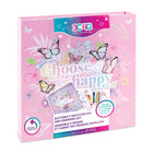 Sketchbook with stickers and colors in an elegant package