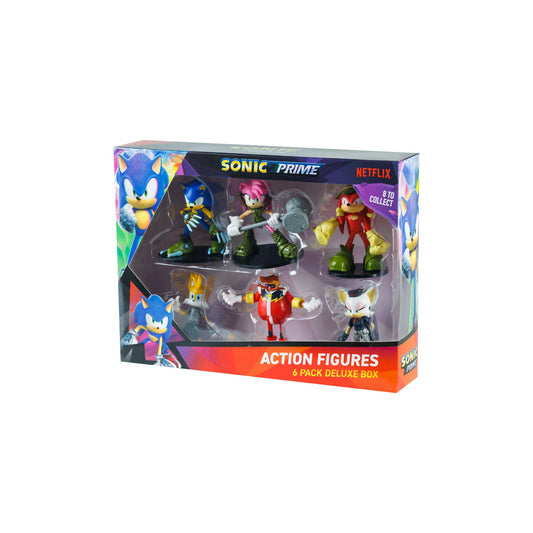 סט 6 דמויות סוניק 7.5 ס"מ