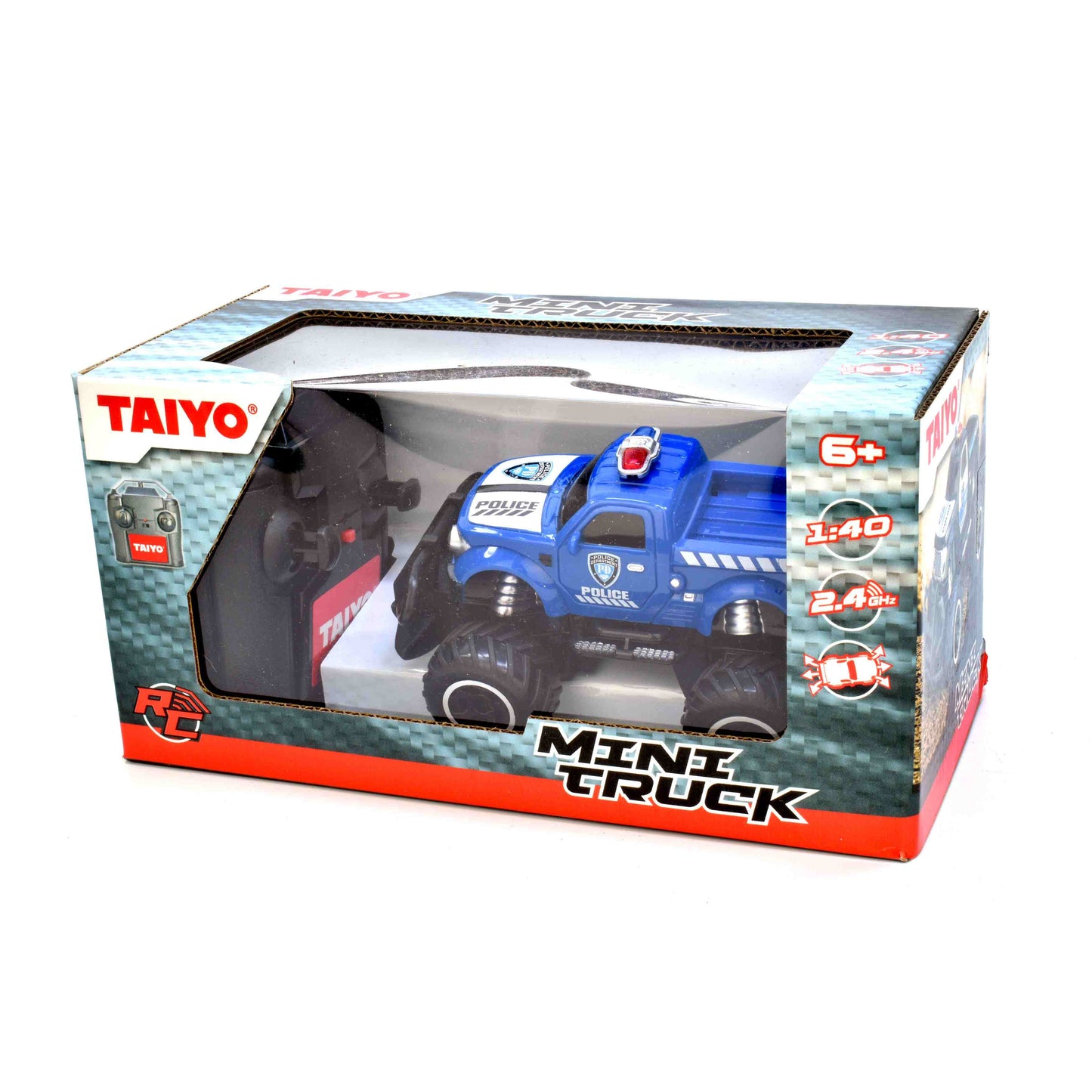 משאית משטרה כחולה שלט רחוק 1:40