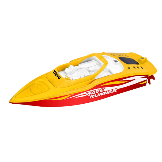 סירת מירוץ צהוב אדום 15 סמ שלט רחוק