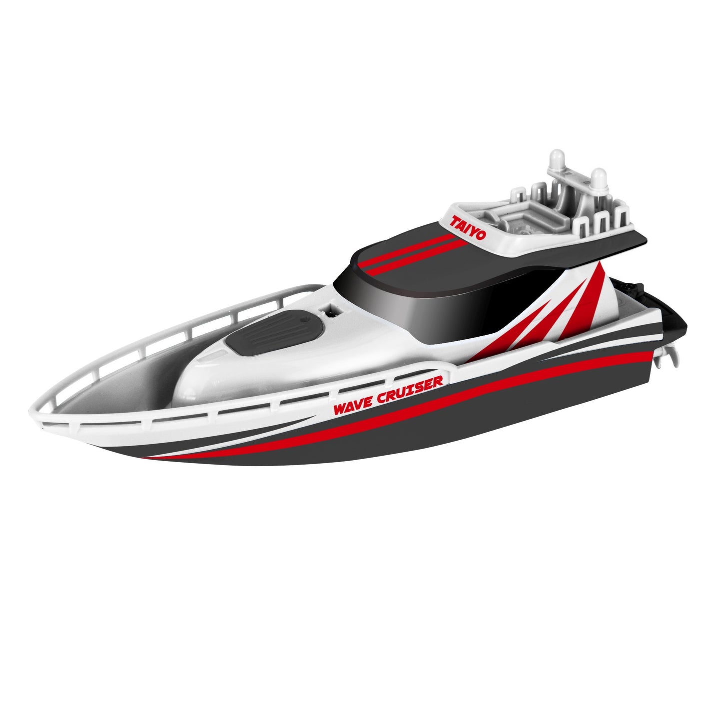 סירת מירוץ לבנה 15 סמ שלט רחוק