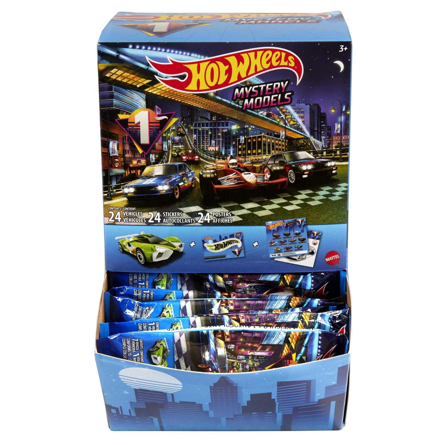 מכונית מירוץ הוט ווילס בהפתעה במידה 1:64