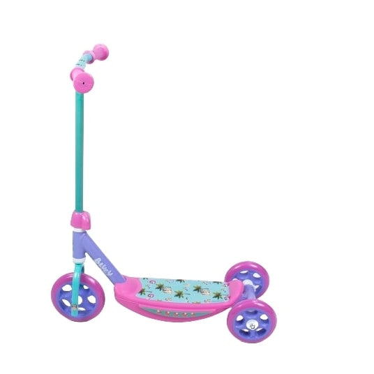 קורקינט 3 גלגלים בלואי ורוד מבט מהצד