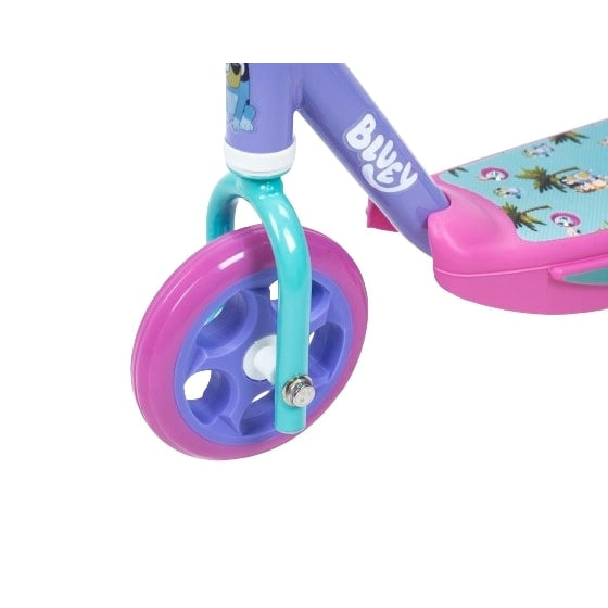 קורקינט 3 גלגלים בלואי ורוד - הגלגל הקדמי