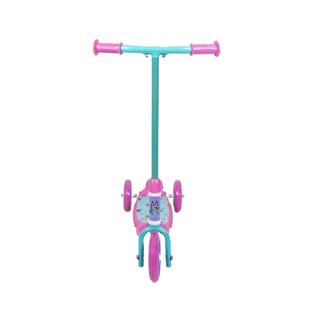 קורקינט 3 גלגלים בלואי ורוד מבט מלפנים