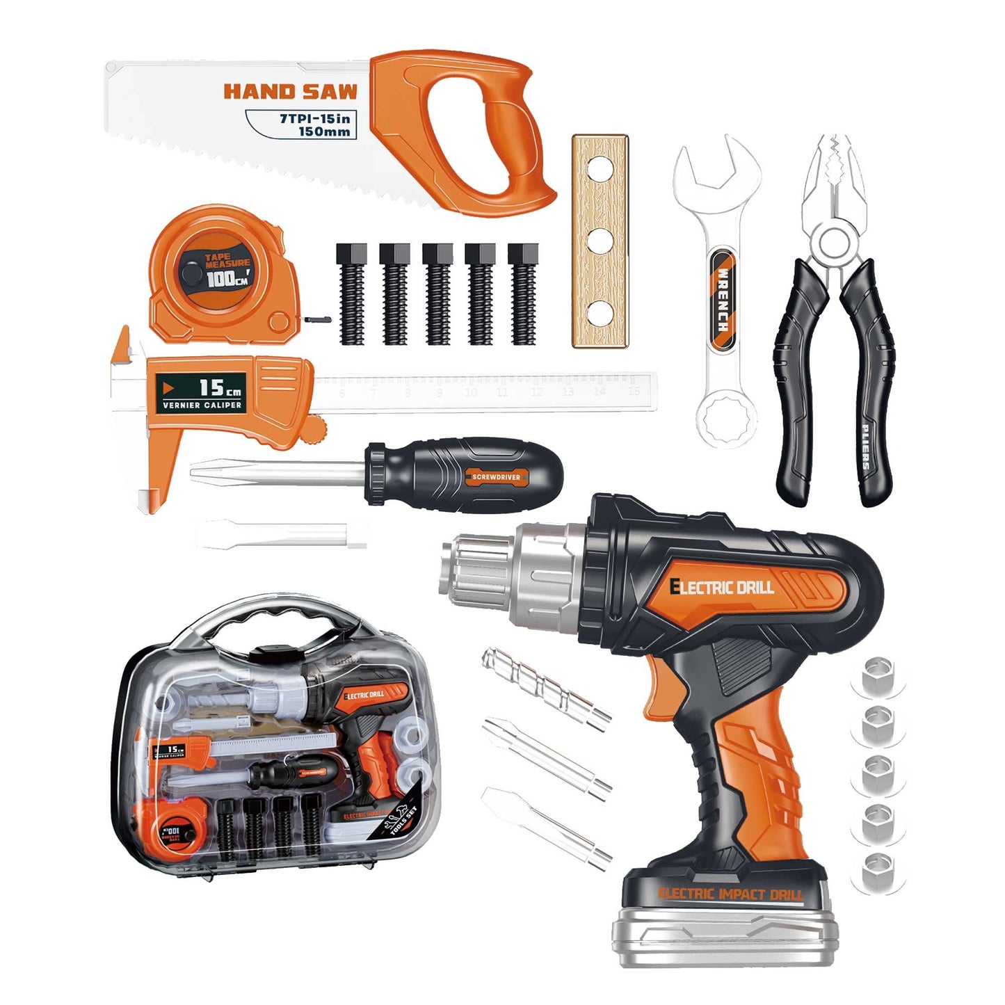 כלי עבודה מקדחה חשמלית בקופסה ניידת