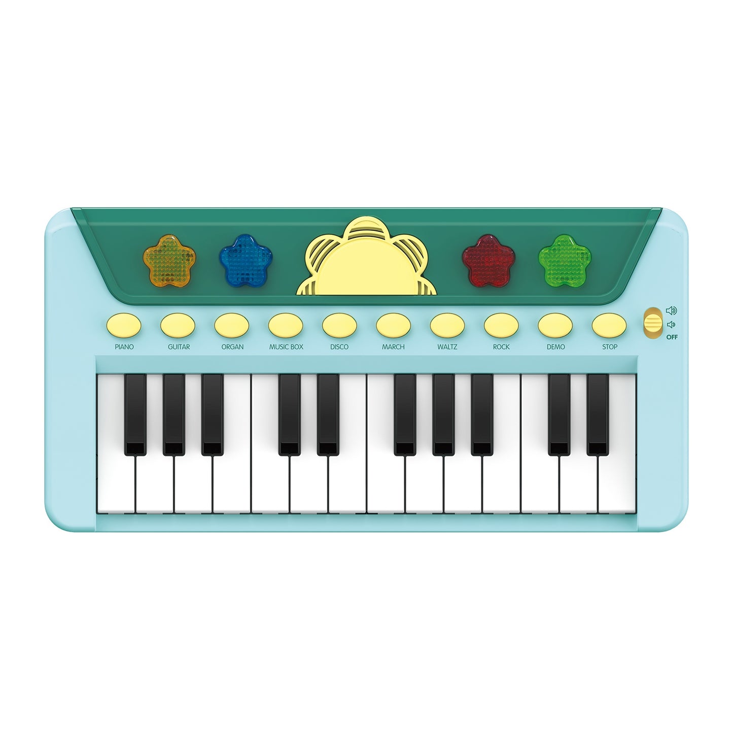 אורגן אורות שולחני בצבע כחול