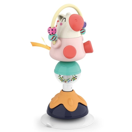 צעצוע חד קרן לכסא אוכל עם ואקום