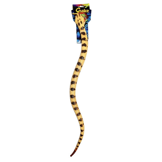 נחש פלסטיק חום בהיר 77 סמ