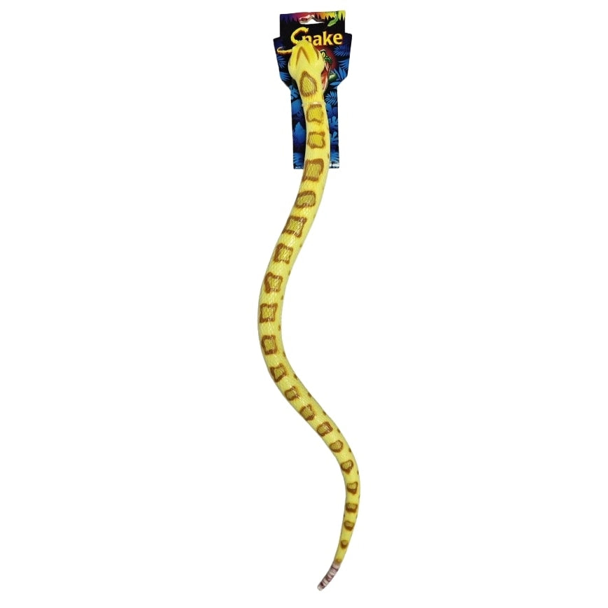 נחש פלסטיק צהוב 77 סמ