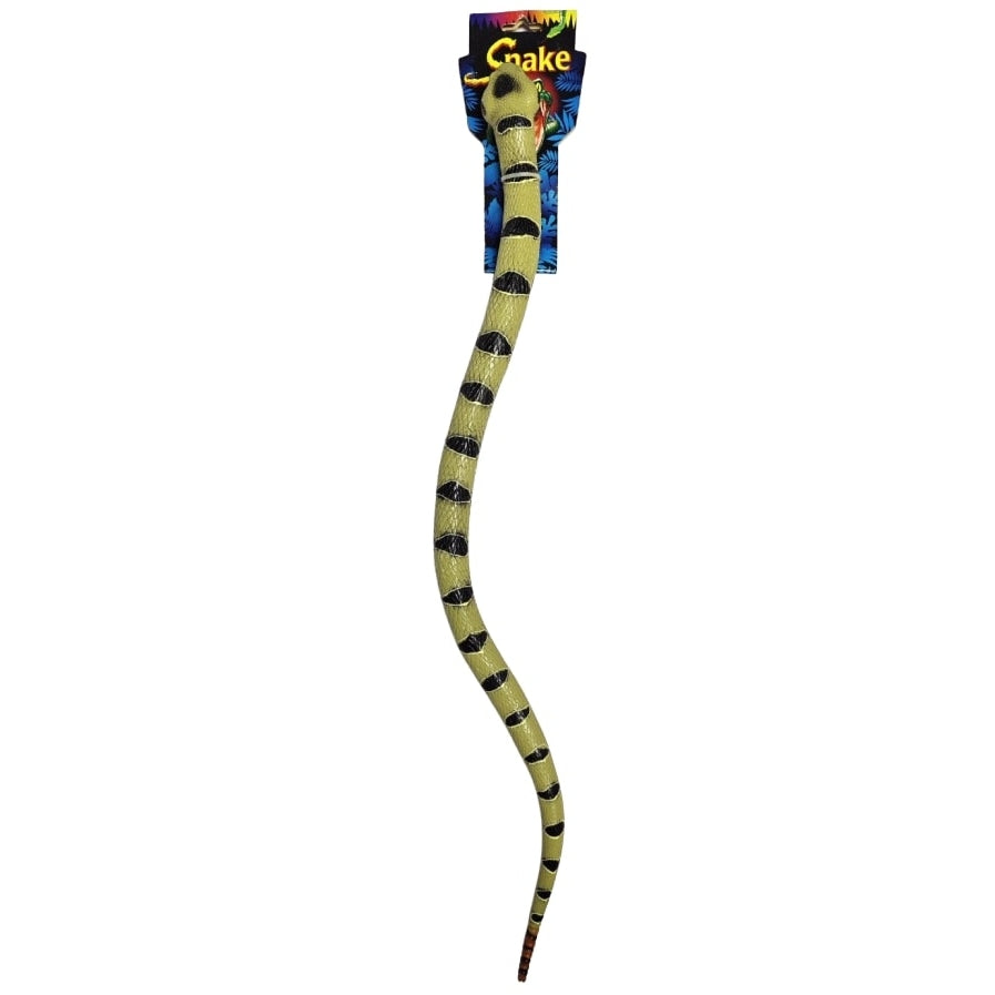 נחש פלסטיק ירוק 77 סמ