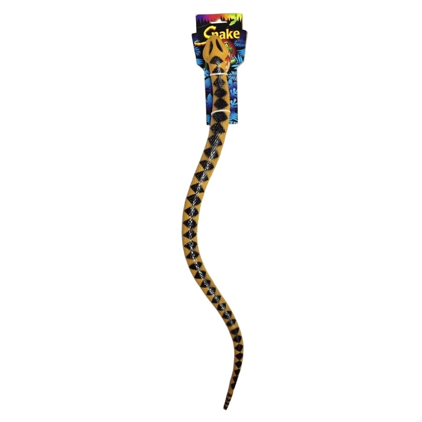 נחש פלסטיק חום כהה 77 סמ