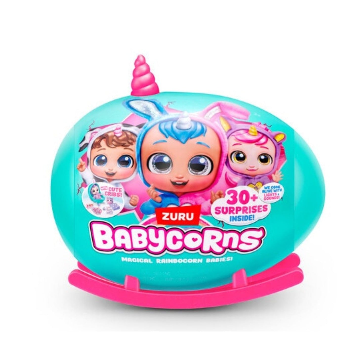 בייביקורן בובה גדולה Rainbocorns