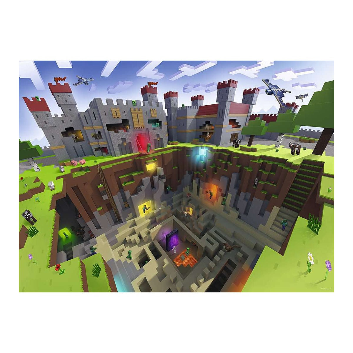 פאזל 300 חל MINECRAFT