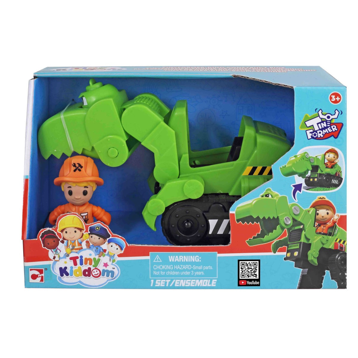 דינוזאור ירוק משנה צורות