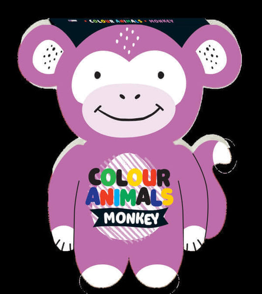 חוברת COLOUR ANIMALS קוף חמוד