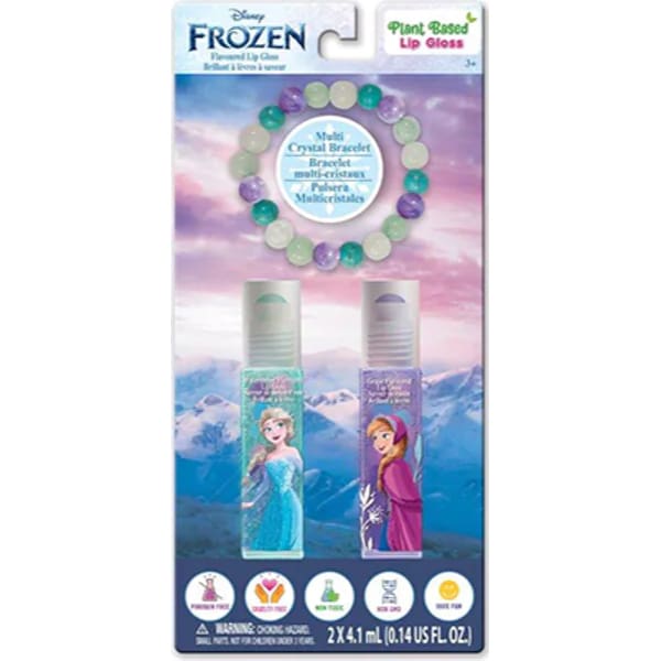 פרוזן סט צמד גלוסים קריסטל וצמיד