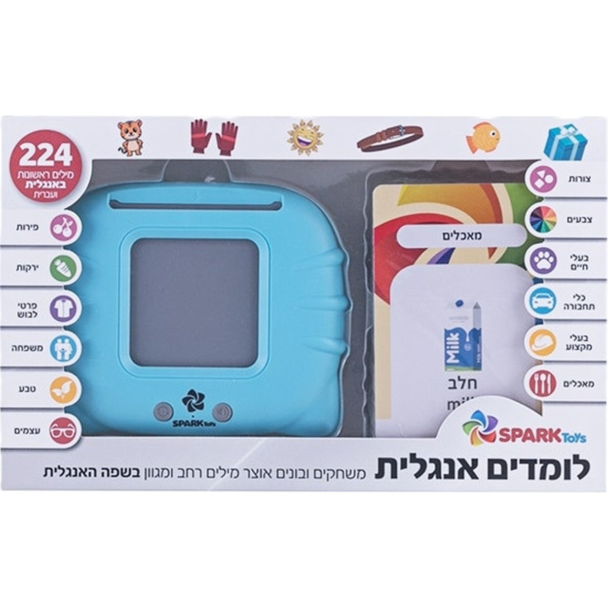 לומדים אנגלית 224 מילים ראשונות