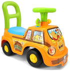 Pooh Bear ride-on car with storage compartment