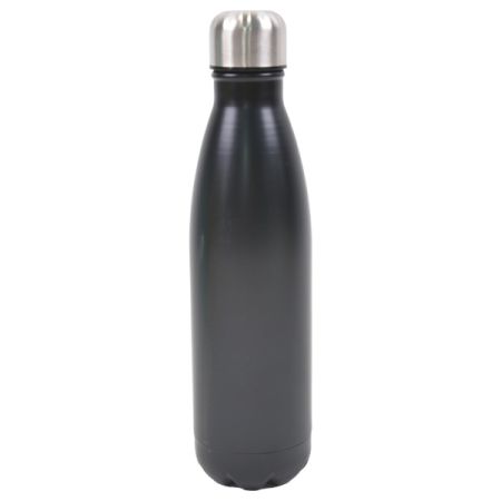 בקבוק נירוסטה קולה דופן כפולה 500 מל שחור מט