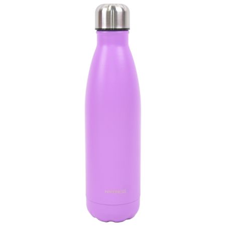 בקבוק מנירוסטה דופן כפולה 500 מל סגול