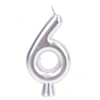 נר ספרה 6 כסף