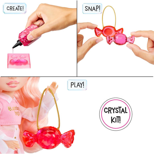 Rainbow High Studio Pink Doll with Crystal Accessories
