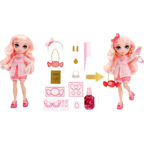 Rainbow High Studio Pink Doll with Crystal Accessories