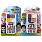 5 makeup pencils and 4 face paints