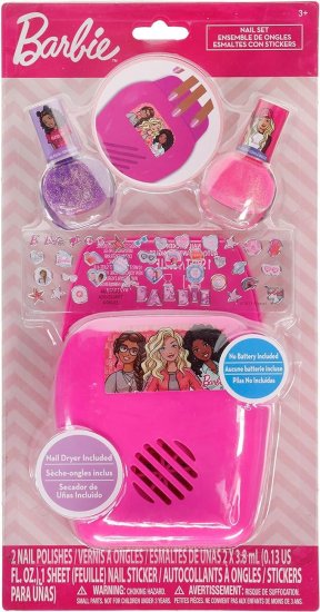 מארז 2 לקים ומייבש כולל מדבקות קישוט ברבי