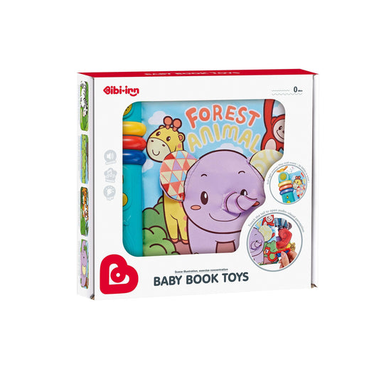 ספר בד לפעוטות אלקטרוני חיות יער